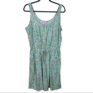 Lilly Pulitzer Kori Tank Top Dress in Guiding Light Print Large